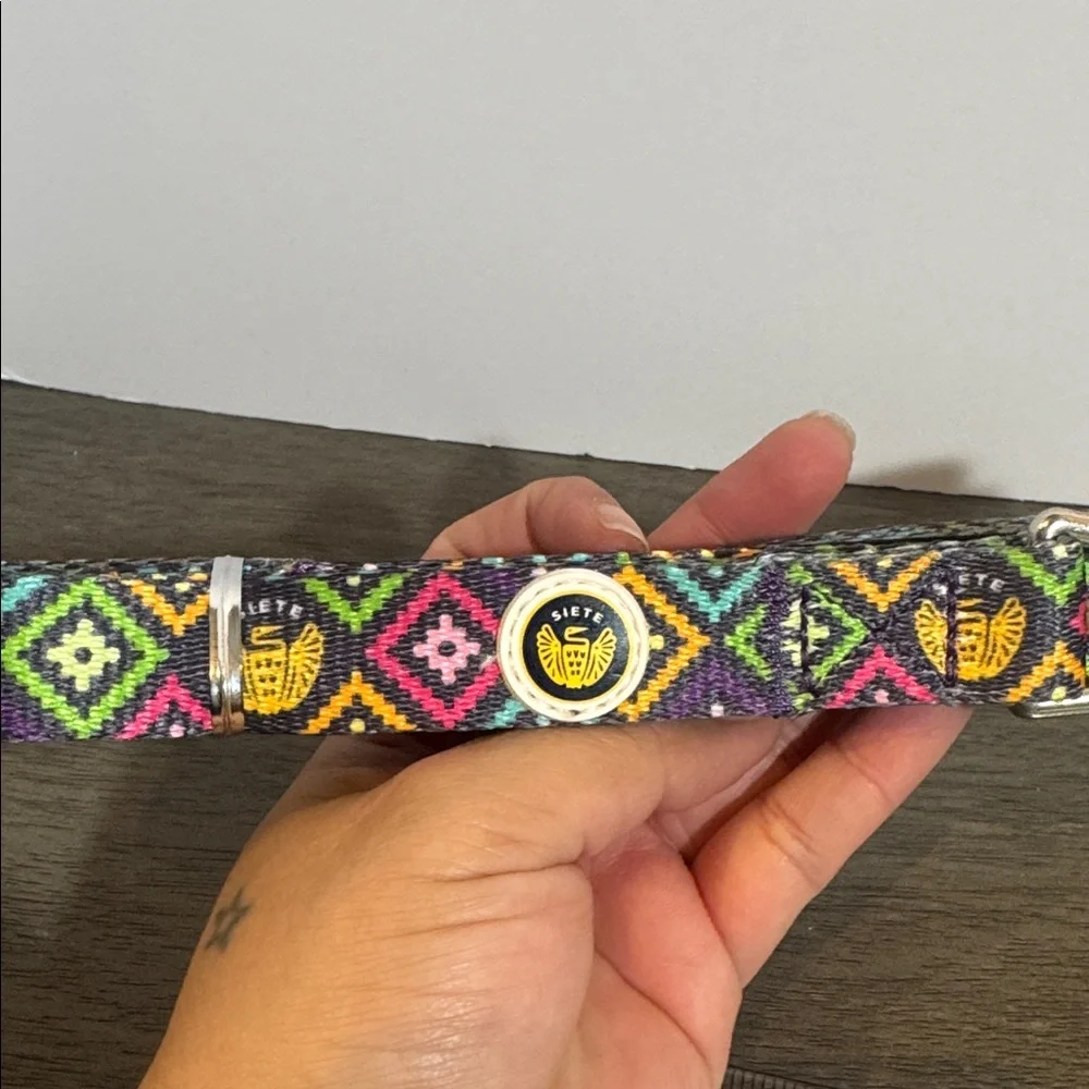 New Siete foods dog leash multi color size medium